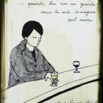 Accanto a un bicchiere di vino Accanto a un bicchiere di vino